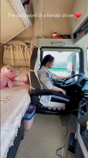 The daily work of a female driver ❤️ Drive with me 😊 let's go