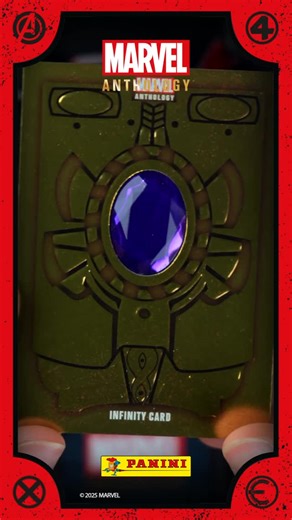 Panini UK & Ireland on Instagram: "💎 Power you can hold. Destiny you can collect. From the heart of the Memorabilia section of Marvel Anthology comes a truly cosmic creation: Infinity Cards, inspired by the legendary Infinity Stones — each featuring a stone set into the card. Marvel Anthology — the Panini trading card collection that pays tribute to the most iconic moments of the Marvel Multiverse. Last day to pre-order - link in bio!🔗"