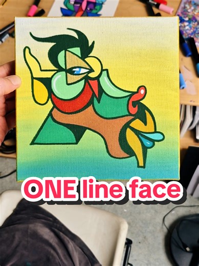 Creating a One-Line Face Artwork Tutorial