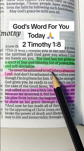 Never be ashamed to tell others about Jesus 🙏✝️🤍 2 Timothy 1:8 #bibleverse #bible #christian