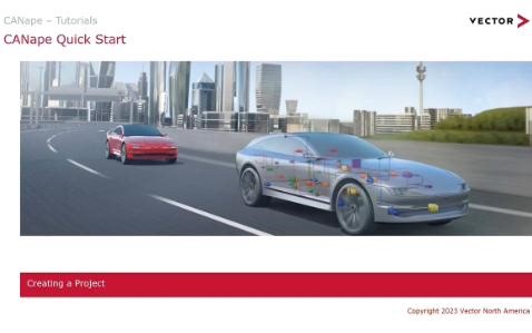 CANape Quick Start Guide Vector培训教程