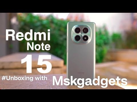 Redmi note 15 unboxing & first look #smartphone Under 25000🤳🔥