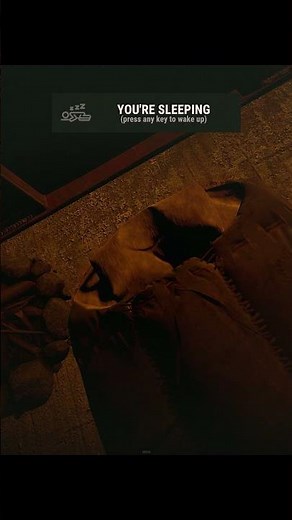 He did not know I places a sleeping bag in his base