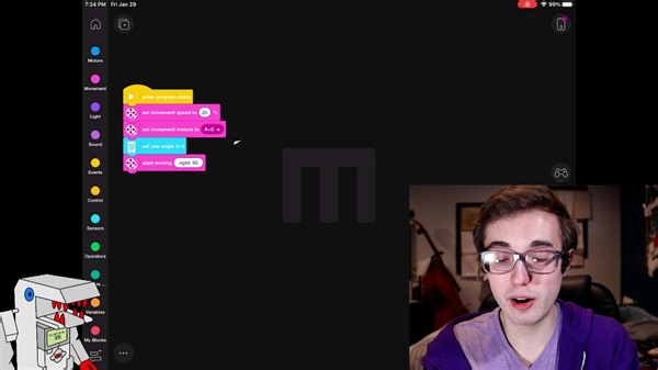 乐高spike prime机器人90度精确转向程序