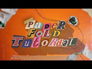 How to find magazine letters and paper fold tutorial | alight motion (+preset)