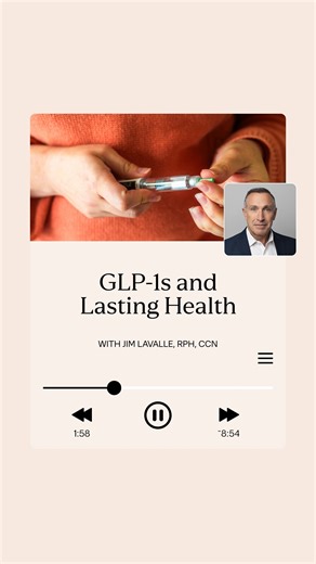 In this episode, Jim LaValle RPh, CCN, offers guidance for GLP-1 use at every stage for lasting optimal health, along with insights on the benefits, challenges, and proper usage. Listen to the full episode below. | LifeTime.Life