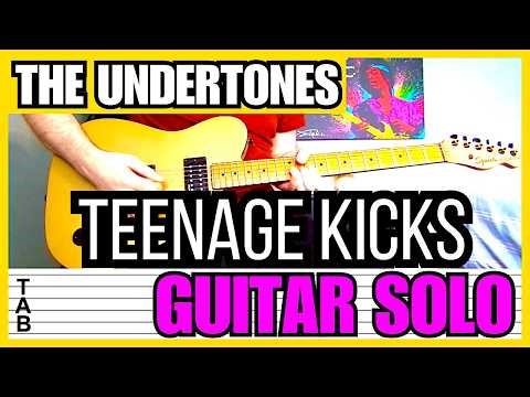 The Undertones - Teenage Kicks (Solo) Guitar Lesson | Tab | Tutorial