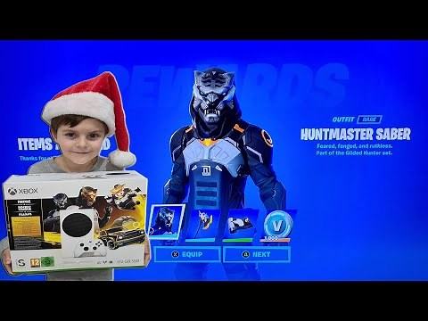 Unlocking NEW Fortnite EXCLUSIVE Xbox Skin GILDED HUNTER - FREE Skin Fortnite Bundle With XBOX Today