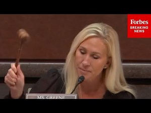 FIERCE MOMENT: Marjorie Taylor Greene Pounds Her Gavel As Melanie Stansbury Tries To Be Heard