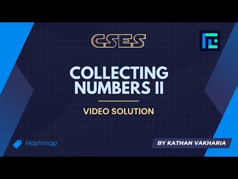 Collecting Numbers II | Video Solution | CSES Problemset | Sorting and Searching
