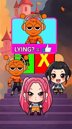 do you love kpop demon hunter or sprungki? 🤔 oren vs zoey vs mira #funny #comedy #shorts