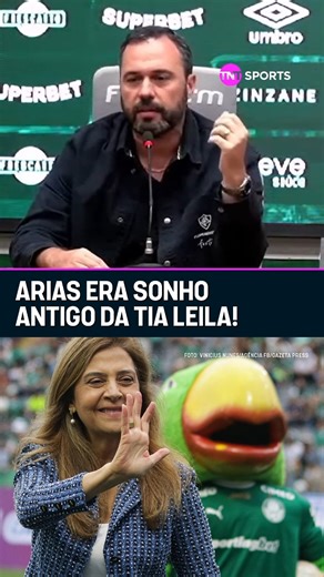 TNT Sports Brasil on Instagram: ""ELE NÃO TEM INTERESSE DE JOGAR EM NENHUM CLUBE DO BRASIL" 🗣️ Na coletiva de despedida de Jhon Arias, em 2025, o ex-presidente do Fluminense, Mário Bittencourt, contou que a Leila já estava tentando levar o meia pro Palmeiras! Quem lembra? #FutebolBrasileiro"