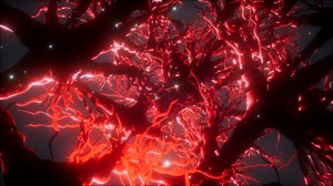 Journey through a neuron cell network inside the brain