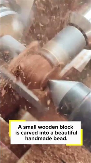 Handmade Wooden Bead Crafting