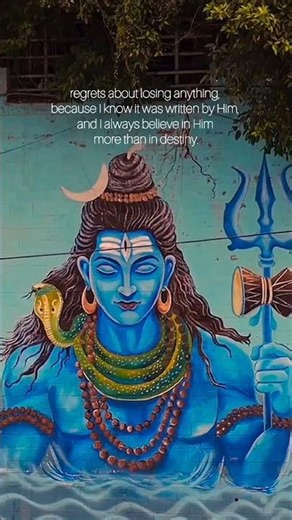 No regrets. What Shiva takes, He replaces with something greater 🔱 #HarHarMahadev #shriharistotram