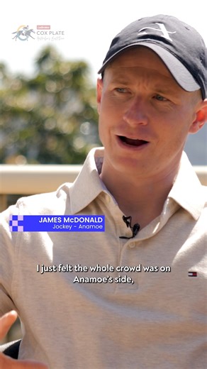 4.7K views · 46 reactions | "It just felt like the whole crowd was on Anamoe's side." Winning the 2022 Cox Plate was an incredible moment for James McDonald  Feature  from The Valley | Racing.com | Facebook
