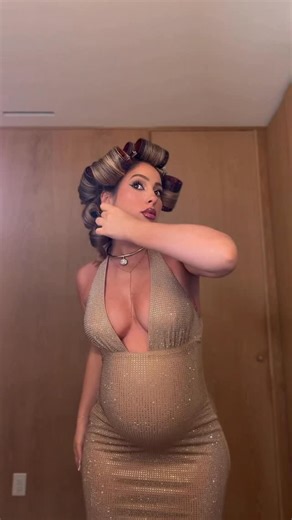 BABYBOO on Instagram: "Because NYE calls for glamour — and the bump deserves it too. Discover the SONORA Midi Dress in Gold Sparkle."