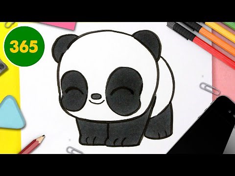 COME DISEGNARE PANDA KAWAII - Come disegnare animali