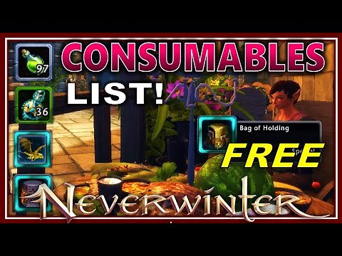 Don't Miss Out on these IMPORTANT Buffs! - ULTIMATE Consumable & Belt Item LIST for Neverwinter M24