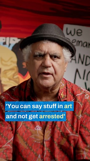 50 years of activism through the lens of Aboriginal artist Richard Bell 📺 You Can Go Now Sunday | 24 September at 8.30pm on NITV and SBS #AboriginalArt #VisualArt #NITV | NITV