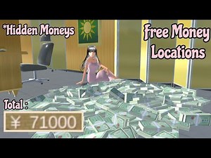 FREE MONEY LOCATIONS || Sakura School Simulator || Gweyc Gaming