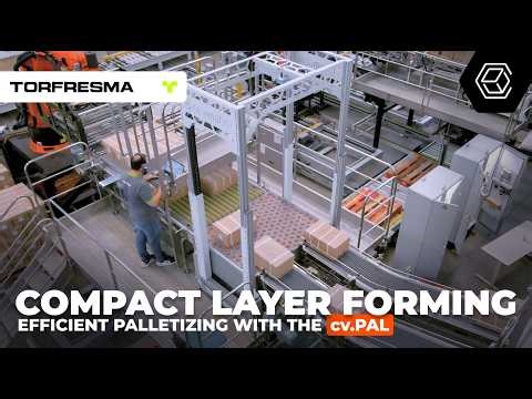 Compact Palletizing Solution - cv.PAL: Layer Forming at Natura