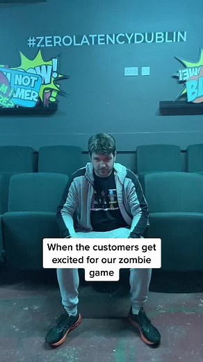 Everyone gets excited for zombies. #zerolatency #vr #zerolatencydublin #zombies #virtualreality