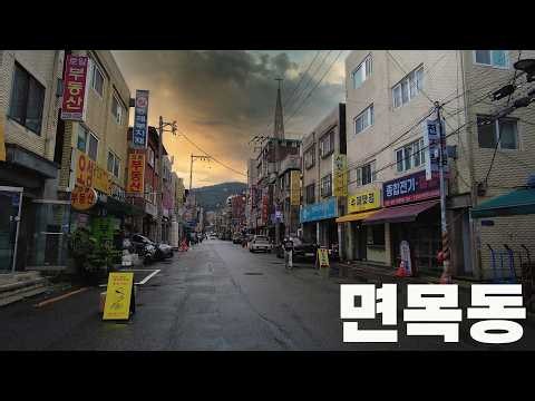 SEOUL : 면목동. 용마산역에서 면목역까지의 비온뒤의 7월 여름 풍경.