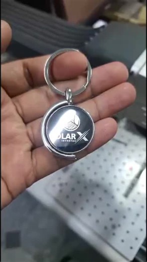 Customized 3D Revolving Metal Keychain with Double Side Laser Marking China Imported Premium Quality #3dkeychain #metalkeychain #customizedkeychain #viralvideo #lasermarking