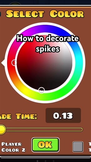 Decorated spikes #geometrydash #gdlevel