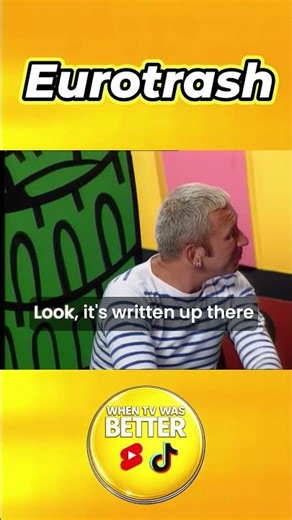 He Finally Admits Why He Looks Better on Camera #Eurotrash #BehindTheScenes