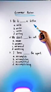 9.6M views · 221K reactions | Grammar Quiz: Basic English Tutorial #reels #reelsviral #reelsvideo #reelsfb #reels2023 #fbreels #facebookreels #howto #learn #basic #englishgrammar #Rules #englishtips #englishteacher #englishlesson #englishclass #learningbuddy #grammartest #grammarrules #basicenglish | Learning Buddy | Facebook