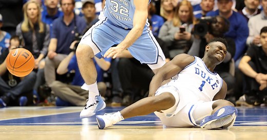 Duke star's Nike shoe blows out
