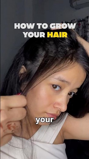 How to grow hair faster and thicker | Scalp Massage Routine💆🏻‍♀️ #hairgrowth #baldinghair