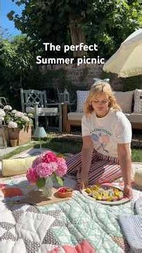 This is your sign to picnic in your own garden