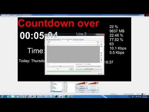 OBS: Adding countdowns, viewers & dates to Open Broadcaster Software