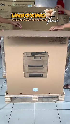 Unboxing Epson Workforce Pro EM-C8100 Printer