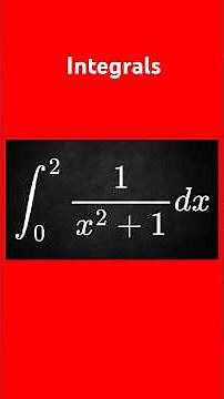 Solve This Integral Fast | Integrals