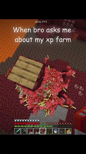 When Bro Needs a XP Farm #minecraft #shorts