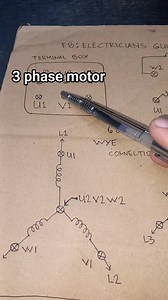 246K views · 2.3K reactions | 3phase motor 6leads out connection on terminal box #electrician #control #power #technician #switch #wiring #engineering #fblifestyle #diy #electrical | Electricians Guide | Facebook