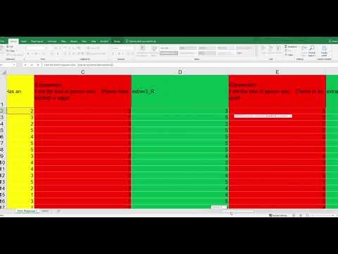 video demo of calculating an average trait score