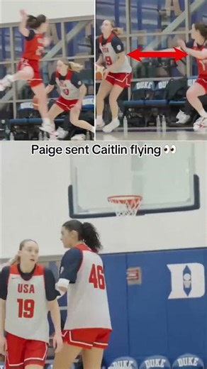 Paige Bueckers game-winner at USAWB practice 🔥 (via @usabasketball/TT)