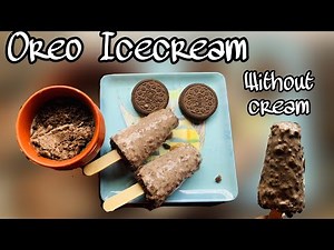 Oreo Ice cream Recipe Without Cream And Machine | Ready with only 3 Ingredients