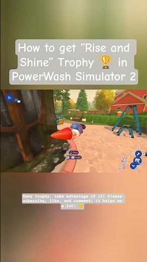 Rise and Shine #Trophy #Guide 🏆 #PowerWash Simulator 2 (PS5)