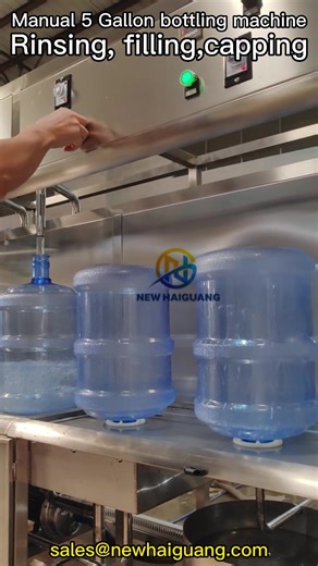 Semi-auto 5 Gallons Bottled Water Filling Machine