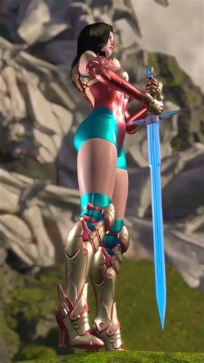 Ines with Wonder Woman cosplay. #thefirstdescendant #beautifulcharacter #waifu #nsfw #beauty