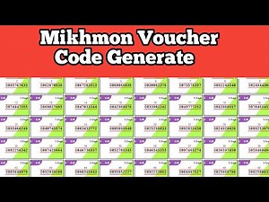 How to generate a Mikhmon voucher code on a laptop