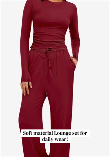 Soft Material Lounge Set for Comfortable Daily Wear