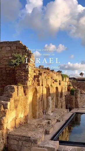 🏛️ Discover Caesarea: Ancient Roman Ruins by the Sea 🌊