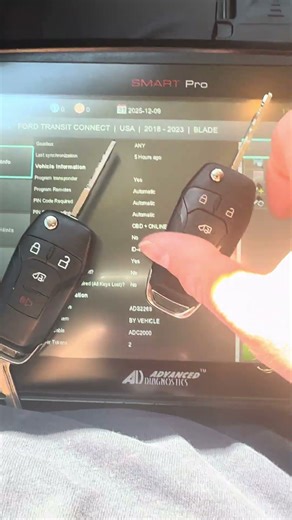 20￼ 21 Ford transit new flip remote key not an instructional video #allockandkeyco #smartpro ￼
